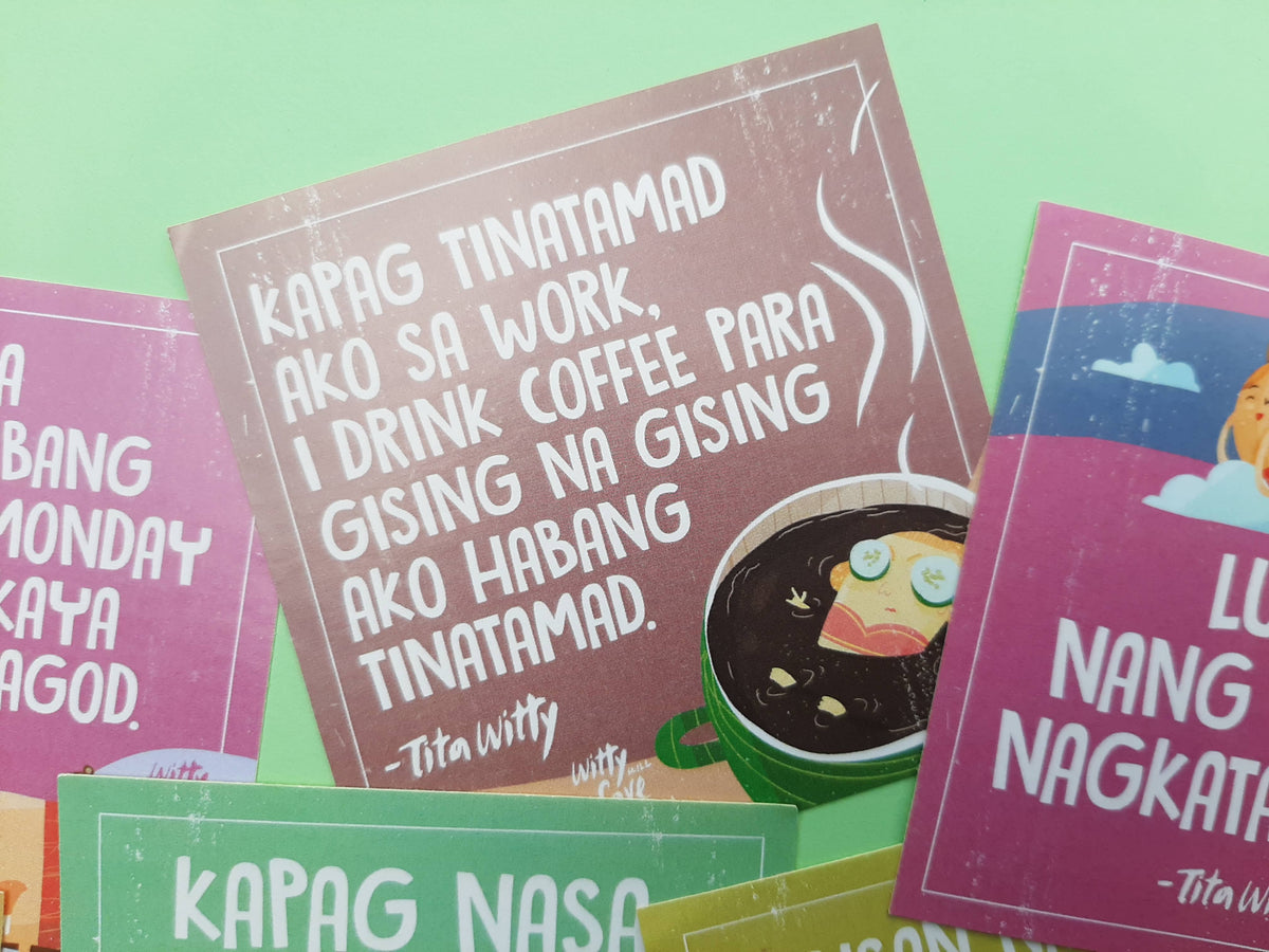 The "Trabaho lang, puro personalan." Sticker Set