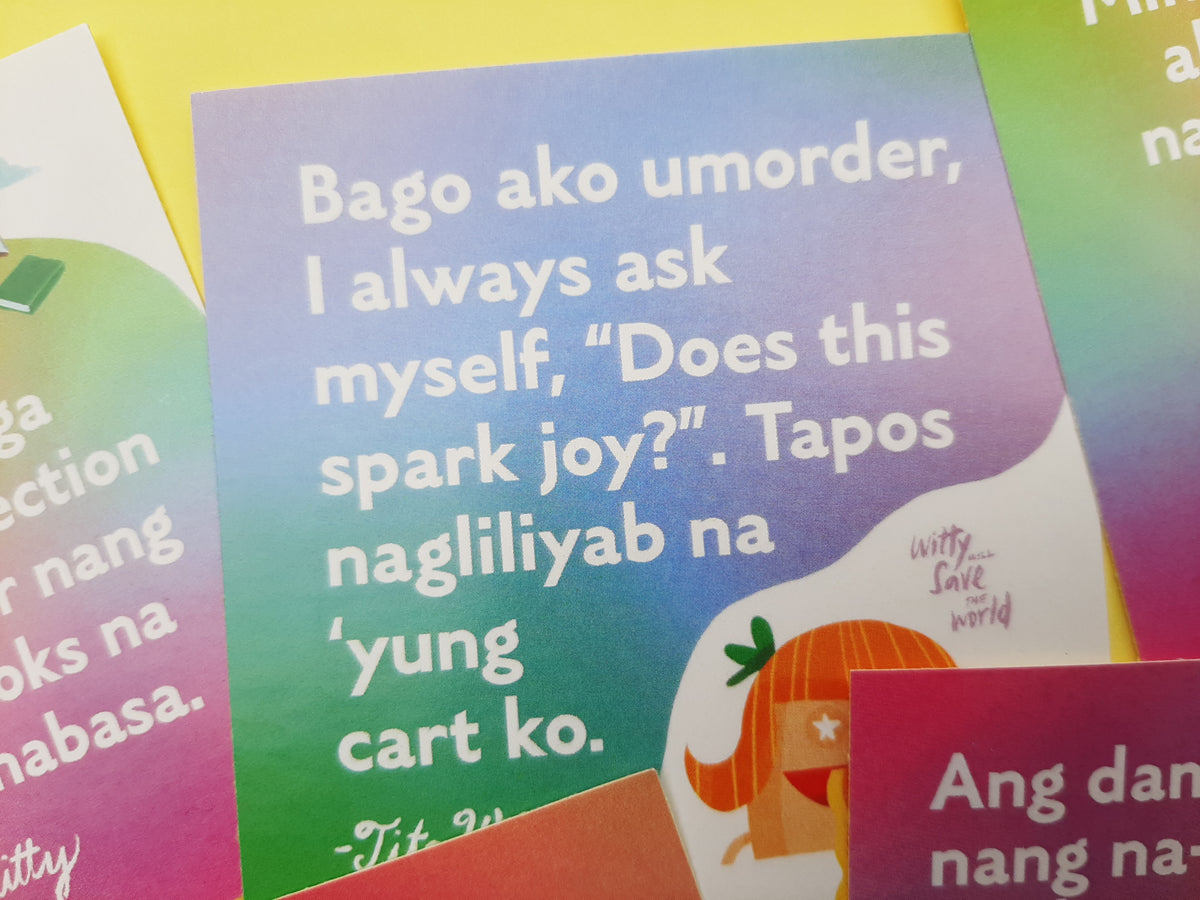 The “Shop right now, thank you very much.” Sticker Set