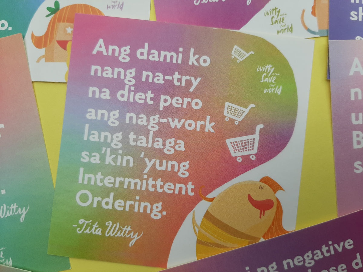 The “Shop right now, thank you very much.” Sticker Set