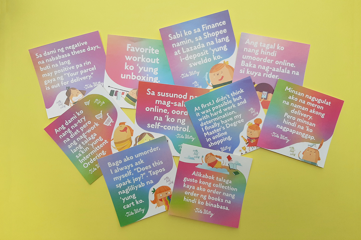The “Shop right now, thank you very much.” Sticker Set