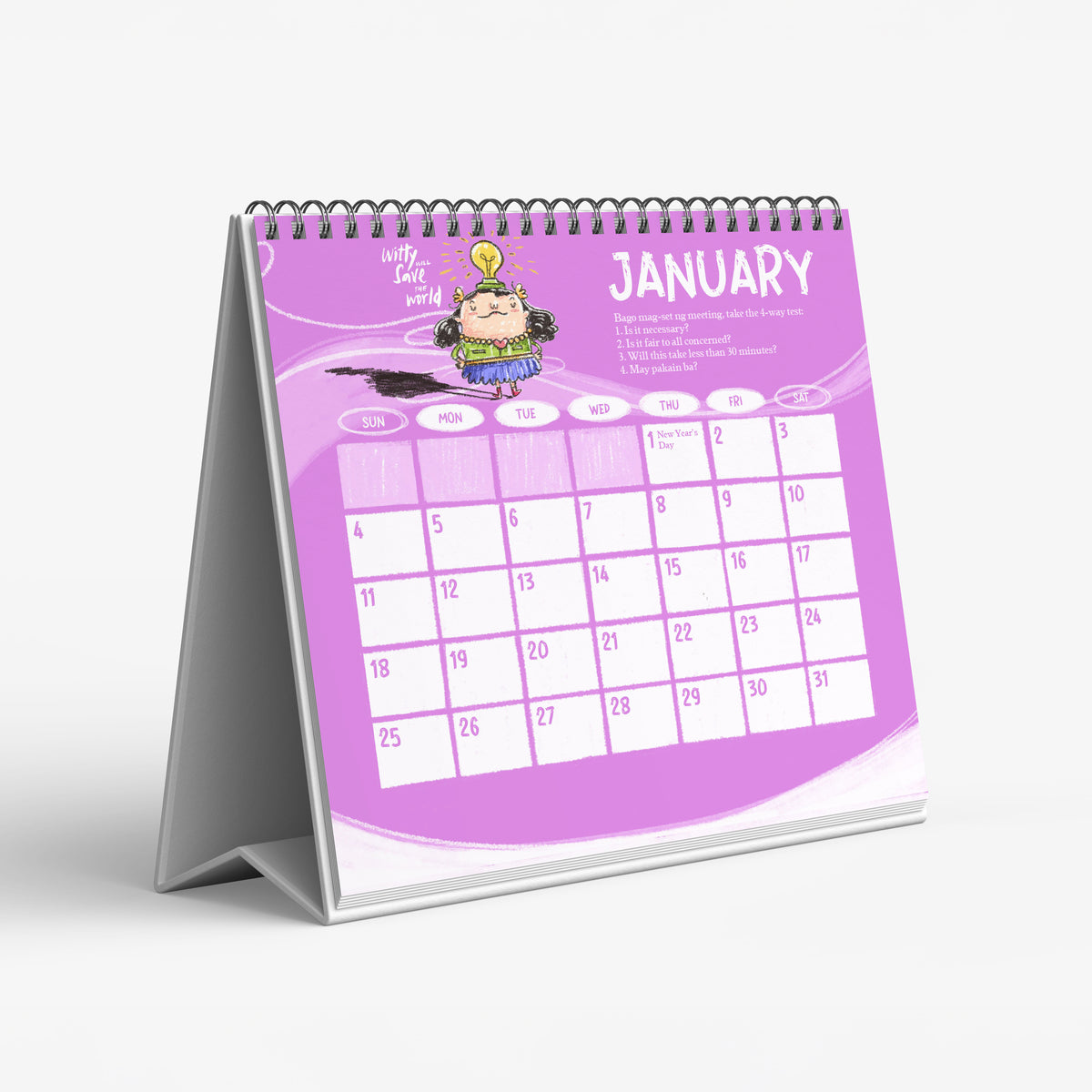 The "Kahit Anong Petsa, Kaya Kong Gawing de Peligro.” Calendar 2026