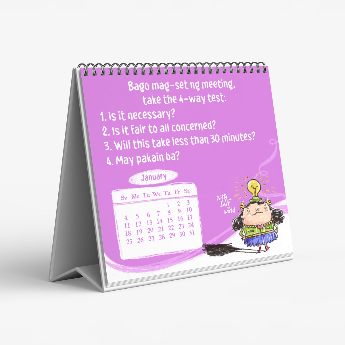 The "Kahit Anong Petsa, Kaya Kong Gawing de Peligro.” Calendar 2026