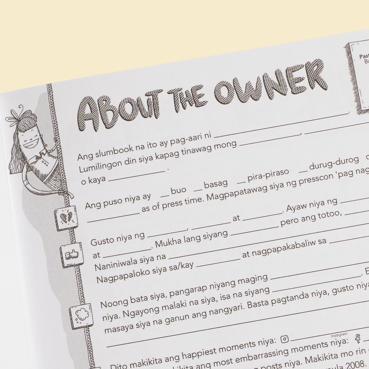 Oh yes, SLUMBOOK ako. Slumbook LANG ako. Refreshed Edition