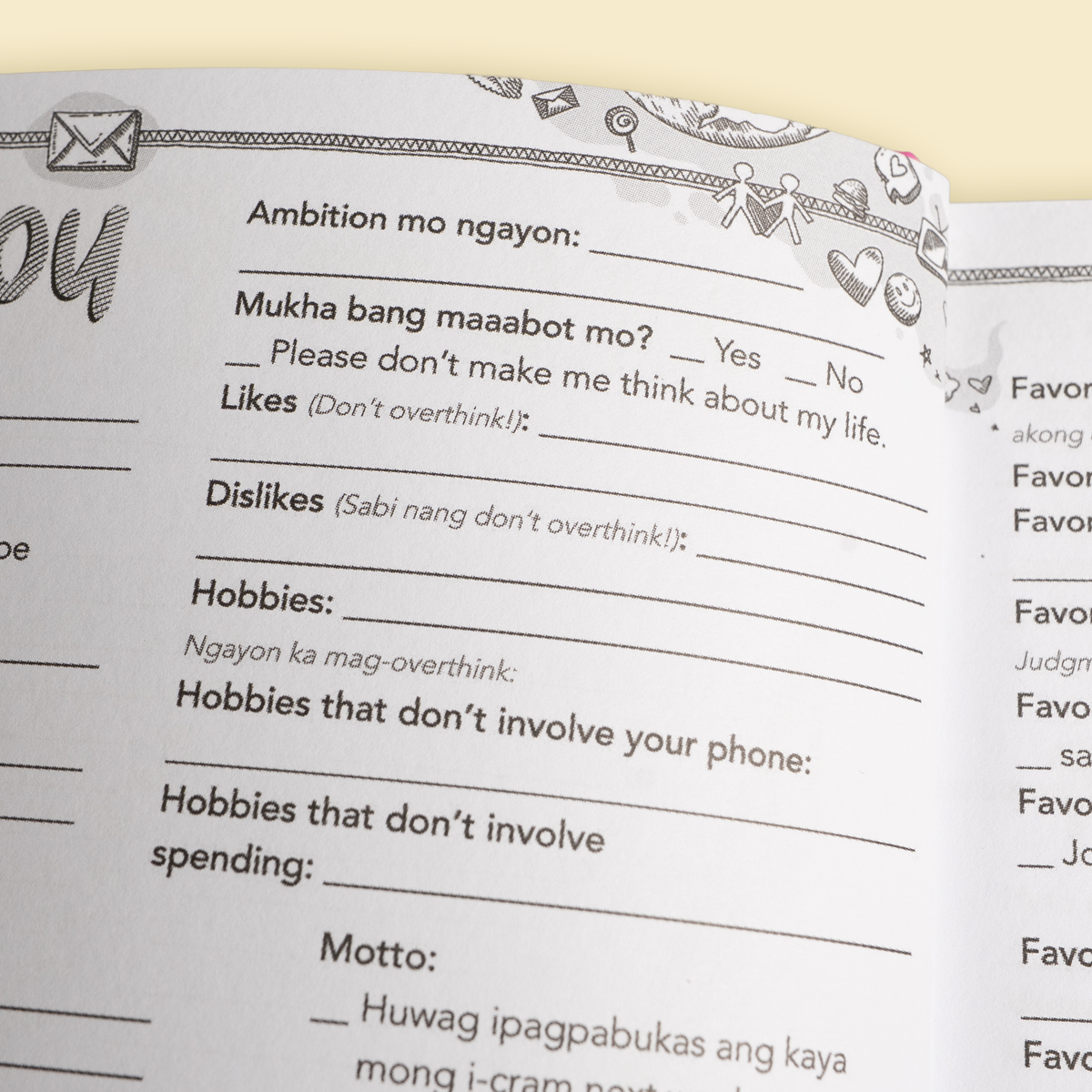 Oh yes, SLUMBOOK ako. Slumbook LANG ako. Refreshed Edition