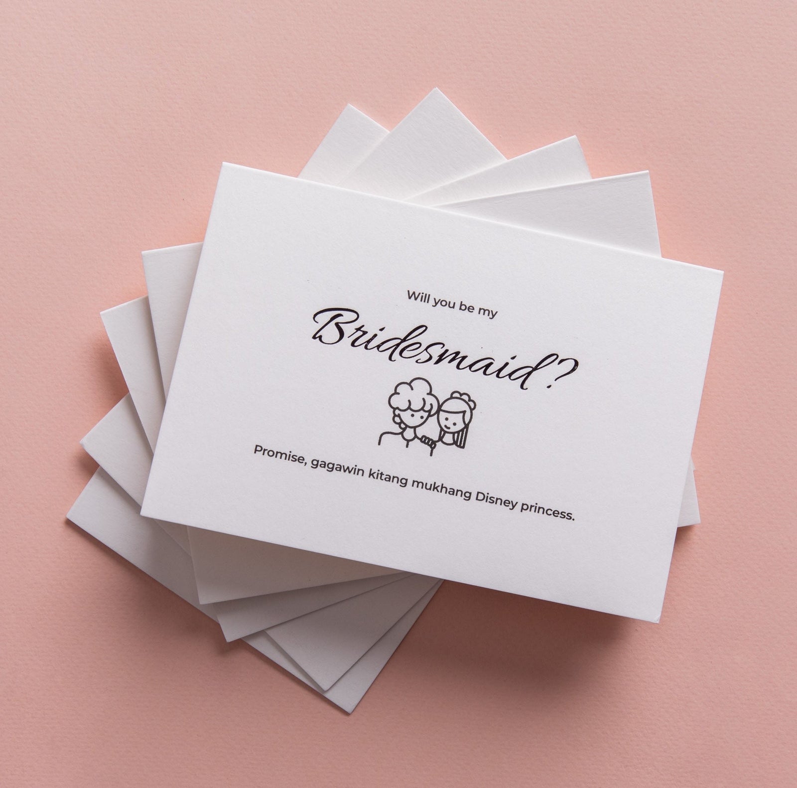 "Will you be my bridesmaid?" Cards