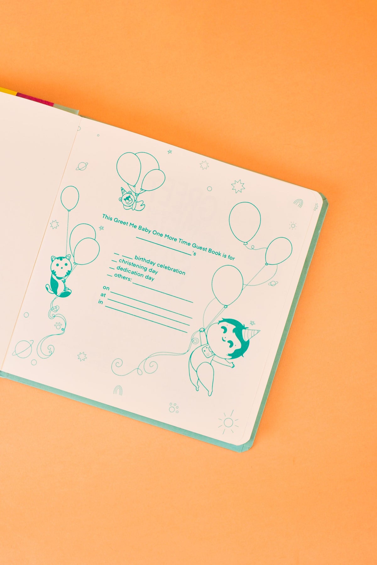 Greet Me Baby One More Time! Baby's Celebration Guest Book