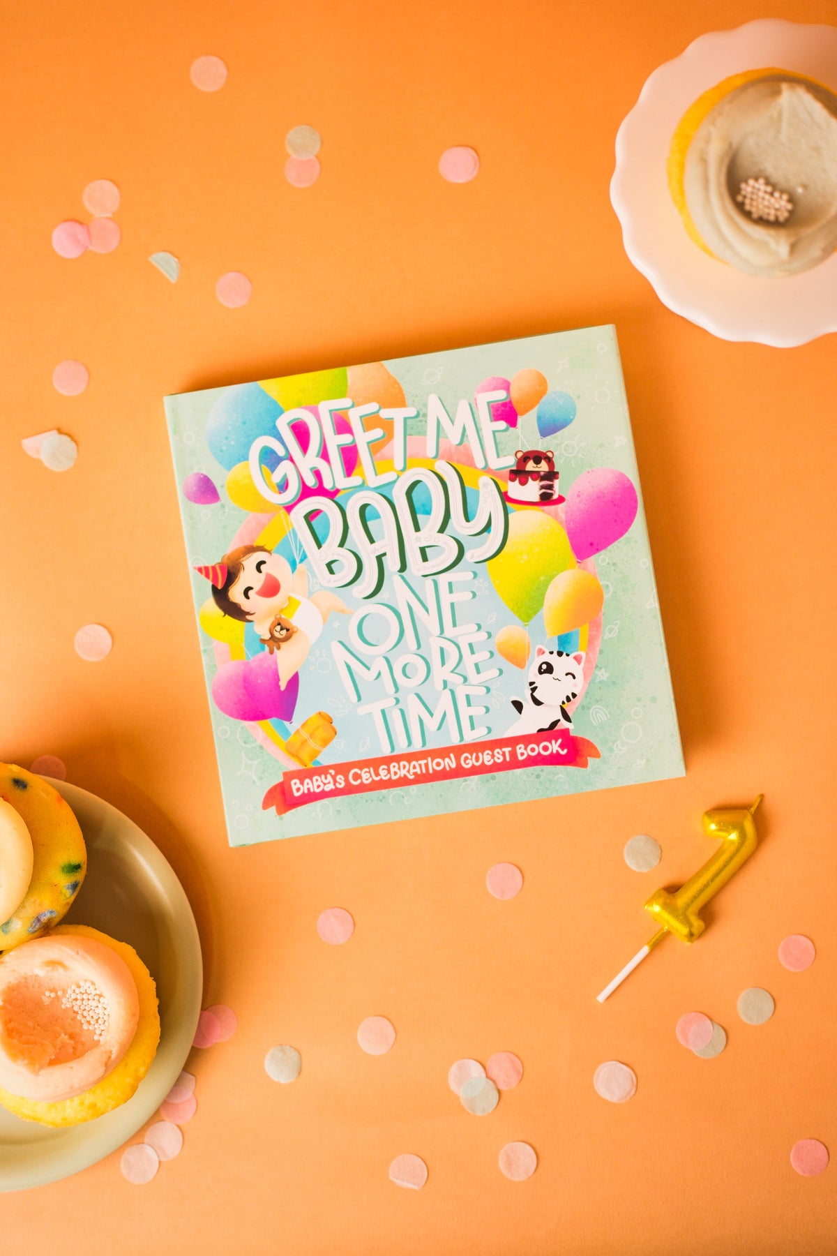Greet Me Baby One More Time! Baby's Celebration Guest Book