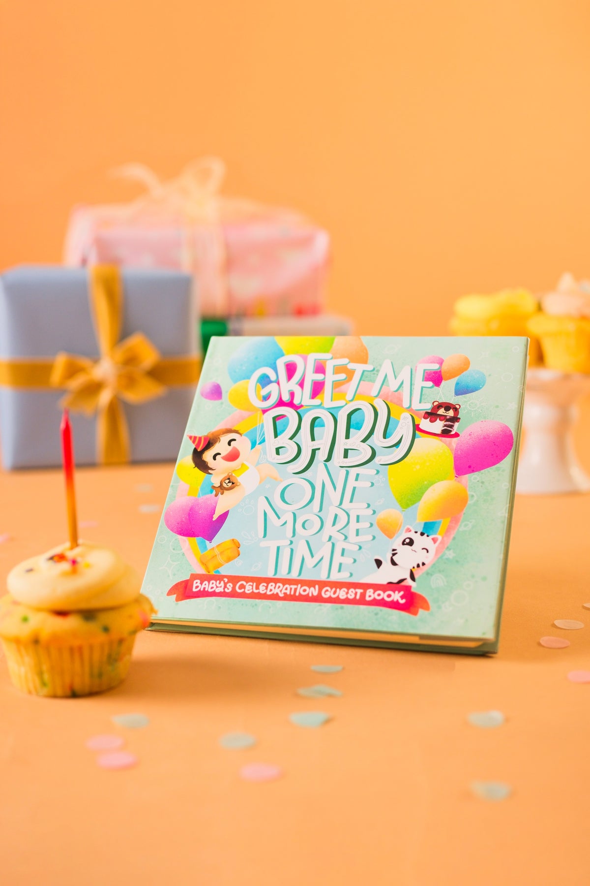 Greet Me Baby One More Time! Baby's Celebration Guest Book