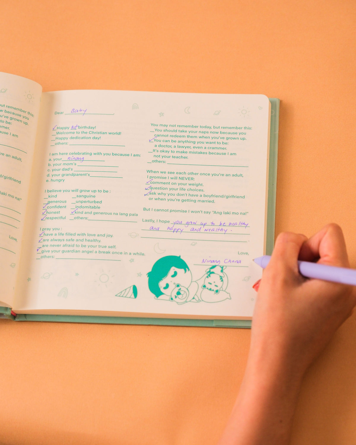 Greet Me Baby One More Time! Baby's Celebration Guest Book