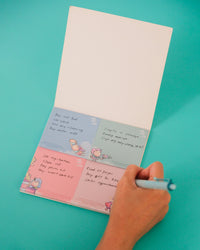The “Kapag Tumibok ang Puso, Wala ka nang Magagawa Kundi Kape ay Ihinto.” Sticky Notes
