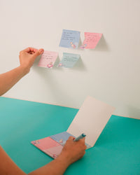 The “Kapag Tumibok ang Puso, Wala ka nang Magagawa Kundi Kape ay Ihinto.” Sticky Notes