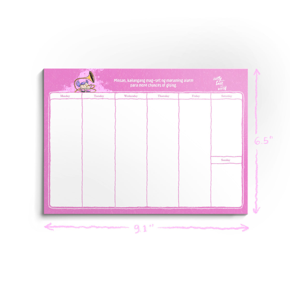 The "More Chances of Gising" Weekly Pad