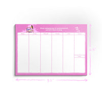 The "More Chances of Gising" Weekly Pad