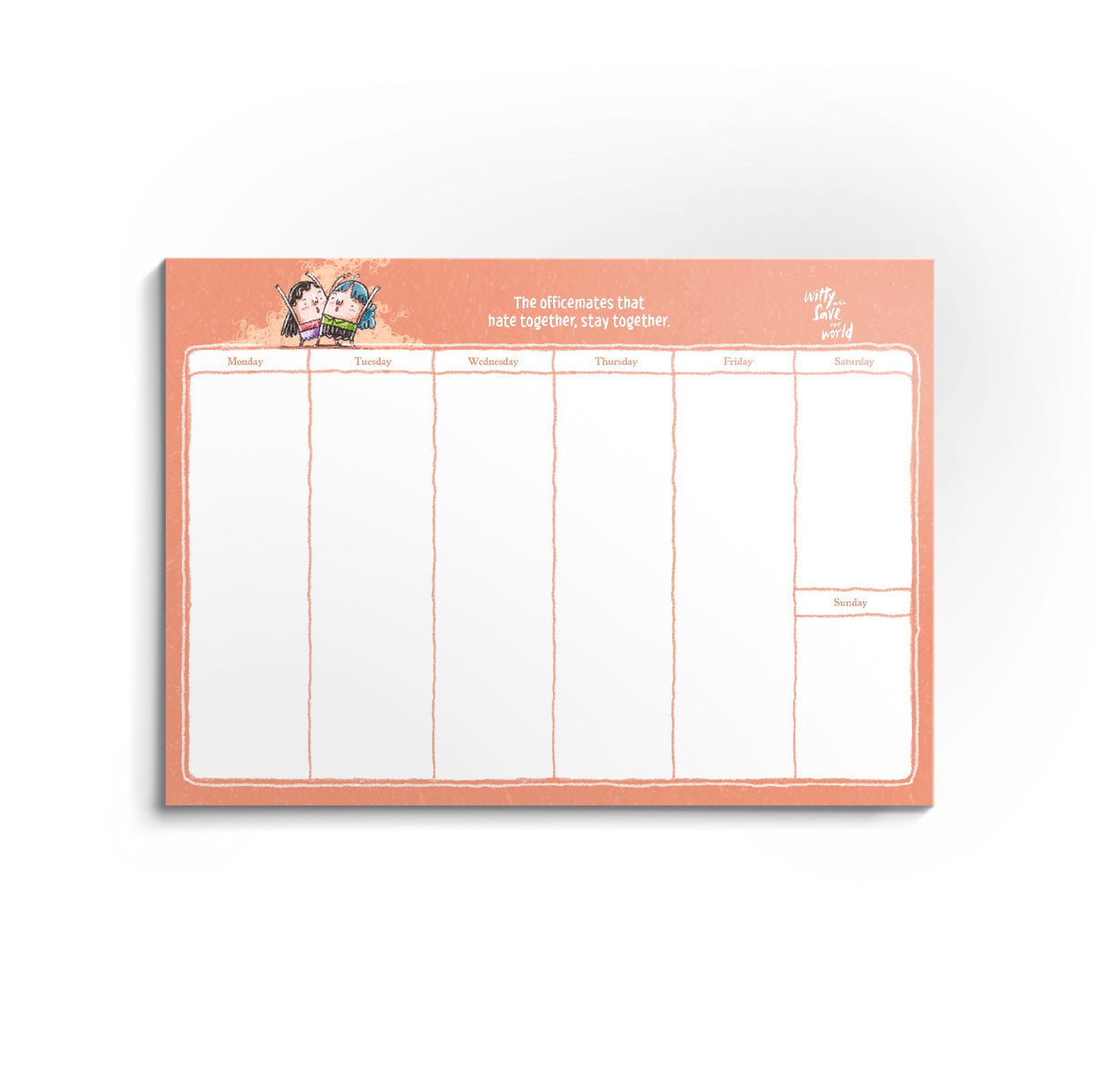 The "More Chances of Gising" Weekly Pad