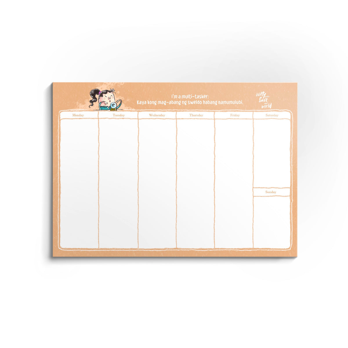 The "More Chances of Gising" Weekly Pad