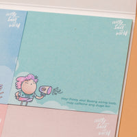The “Kapag Tumibok ang Puso, Wala ka nang Magagawa Kundi Kape ay Ihinto.” Sticky Notes