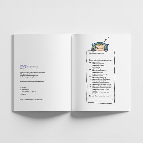 The "Kahit Anong Petsa, Kaya Kong Gawing de Peligro.” Planner 2026