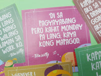 The "Trabaho lang, puro personalan." Sticker Set