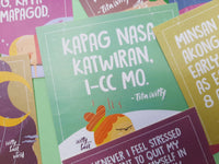 The "Trabaho lang, puro personalan." Sticker Set