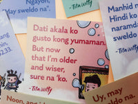 The “Sweldo can buy happiness.” Sticker Set