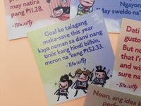 The “Sweldo can buy happiness.” Sticker Set