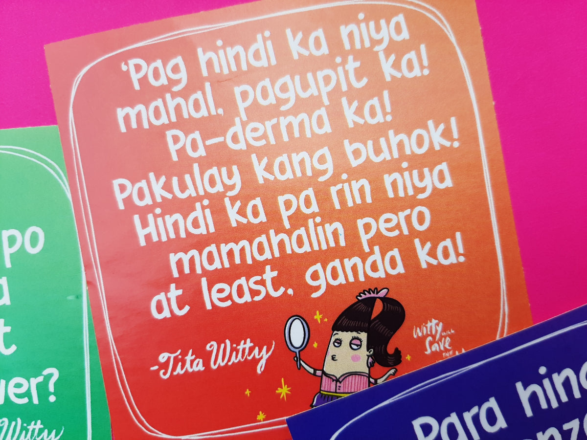 The “Relaks, puso lang ‘yan, malayo sa bituka.” Sticker Set