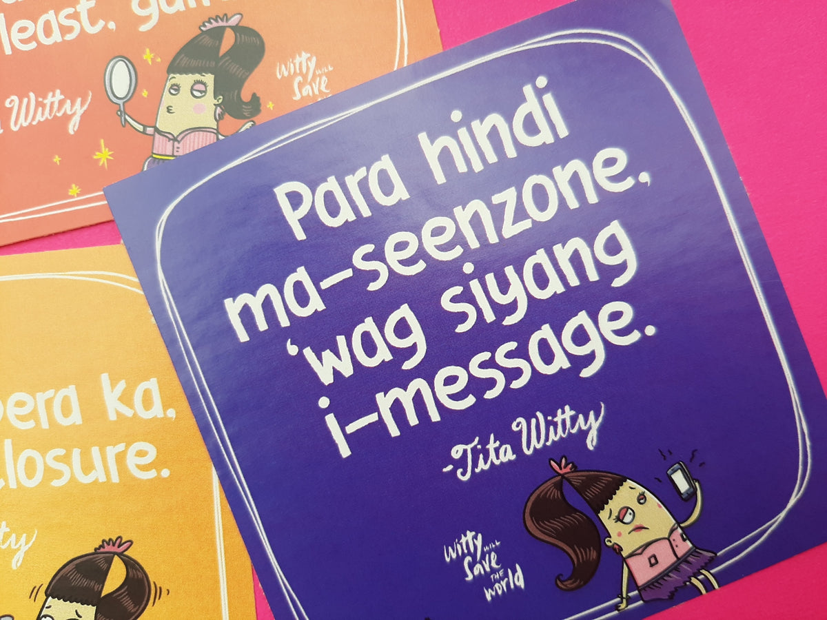 The “Relaks, puso lang ‘yan, malayo sa bituka.” Sticker Set