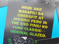 The “Fitness is my weakness.” Sticker Set