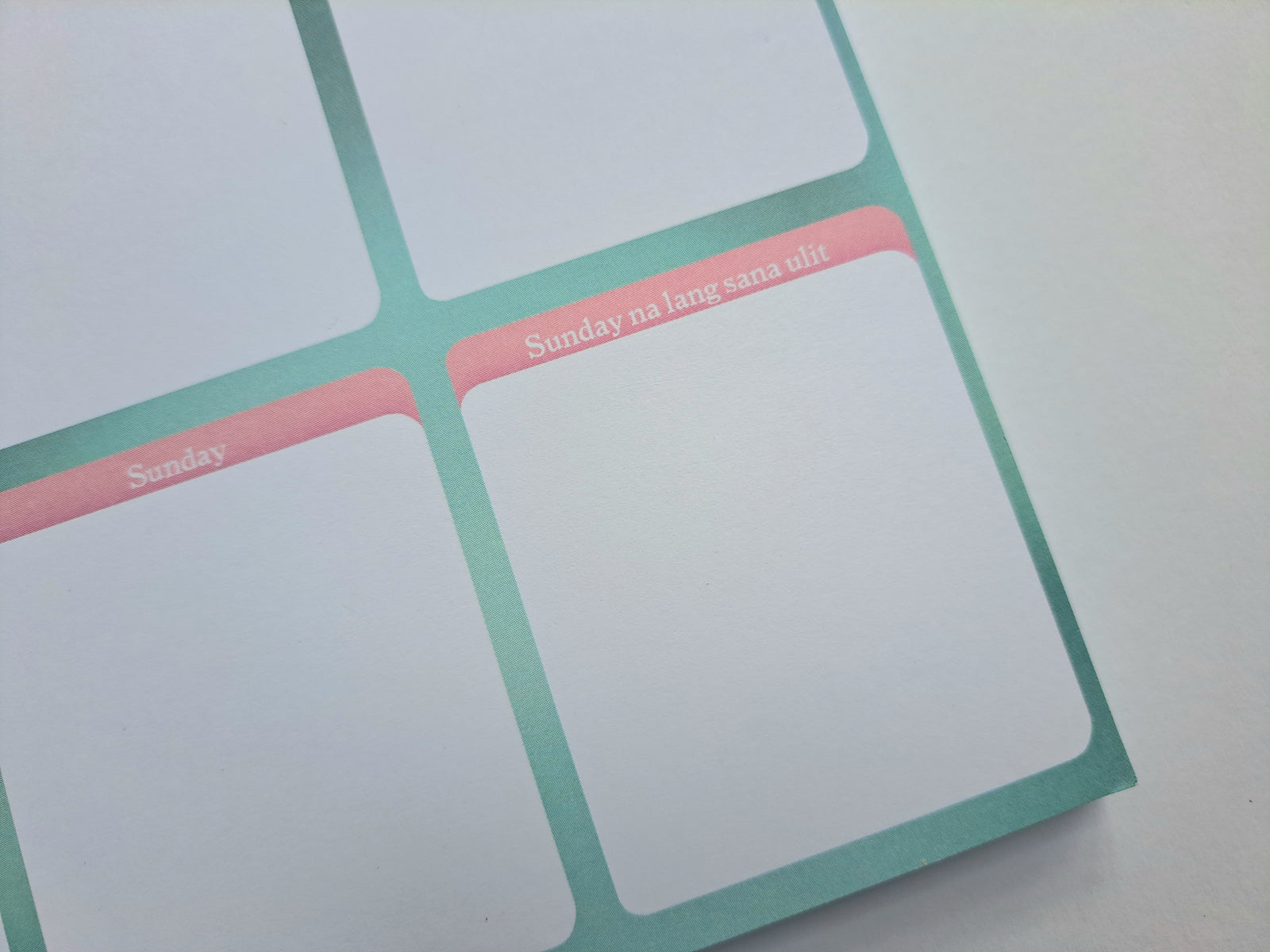 The Pang-motivate Weekly Planner Pads