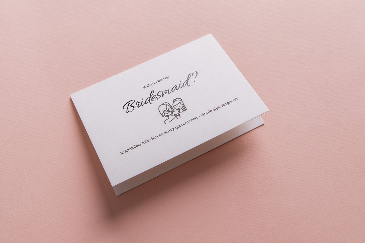 "Will you be my bridesmaid?" Cards