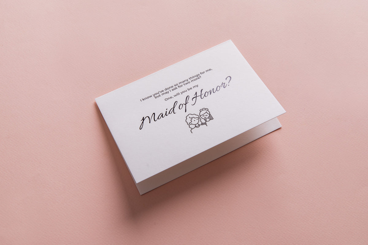 "Will you be my bridesmaid?" Cards