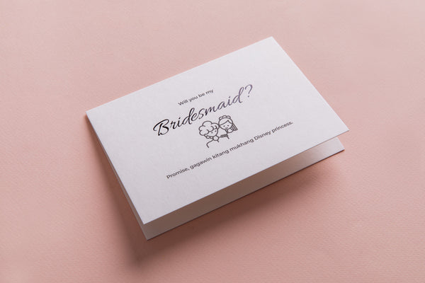 "Will you be my bridesmaid?" Cards